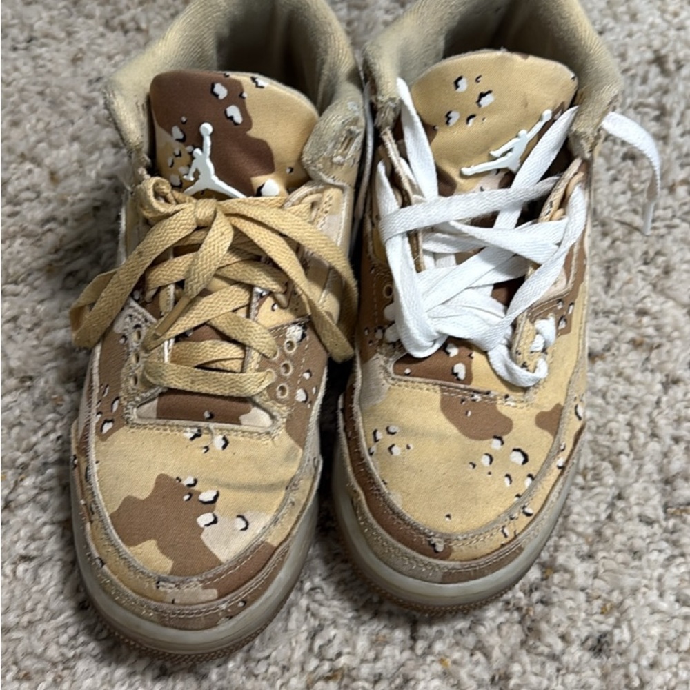 Nike Jordan’s Kids Desert Camo Sneakers